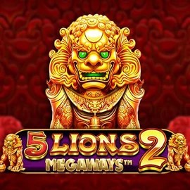 5 Lions Megaways 2 slot logo by Pragmatic Play at Dux Casino
