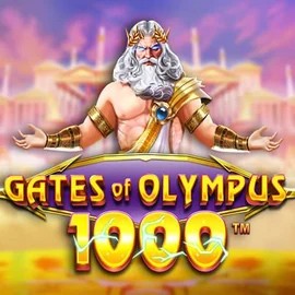 Gates of Olympus 1000 slot logo by Pragmatic Play at Dux Casino