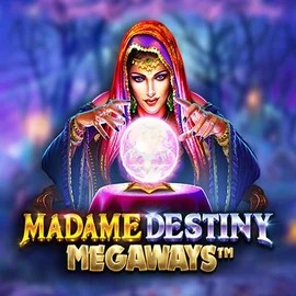 Madame Destiny Megaways logo by Pragmatic Play Dux Casino