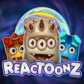 Slots logo of Reactoonz from Play'n GO at Dux Casino